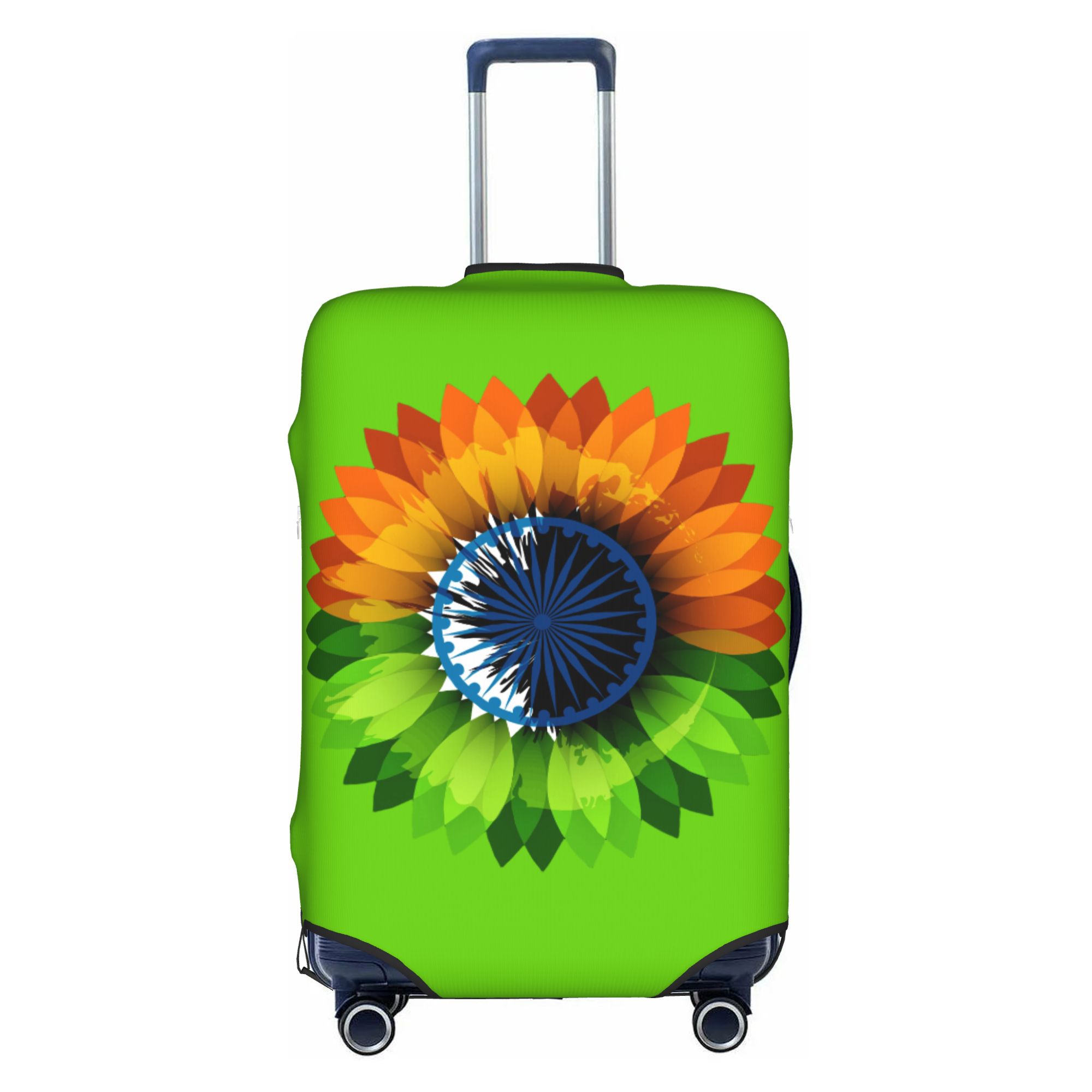 インド愛国スーツケースカバー 洗えるインド国旗 トラベルラゲ - Travel Accessories India のレビューと価格