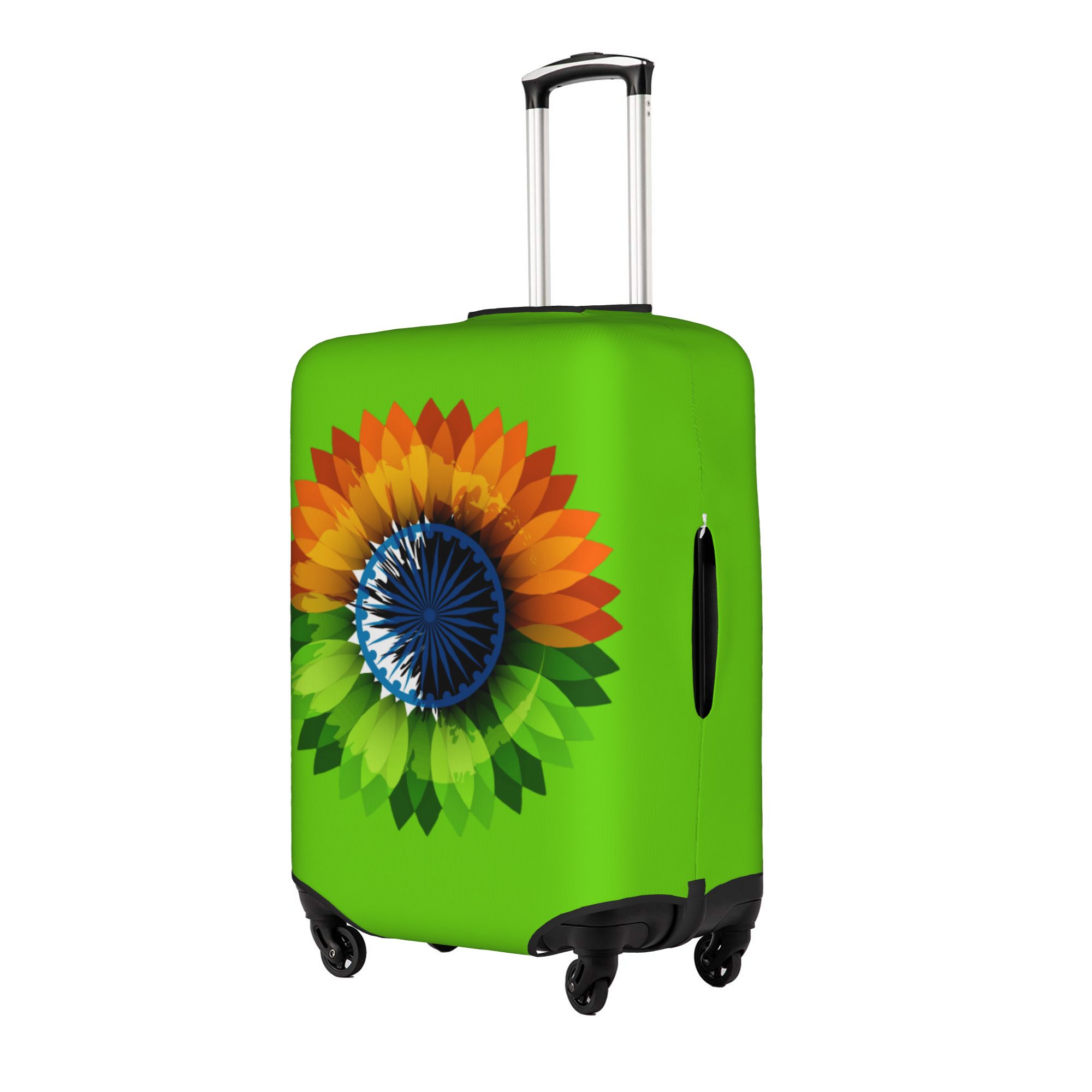 インド愛国スーツケースカバー 洗えるインド国旗 トラベルラゲ - Travel Accessories India のレビューと価格